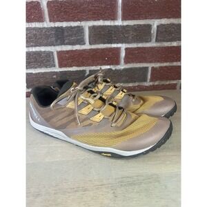 Merrell Trail Glove 5 Mens 12 Barefoot Running Shoes Incense Brown Yellow Vibram